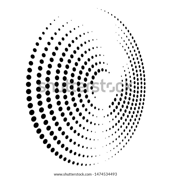 Abstract dotted vector background. Halftone
effect. Black dotted
background