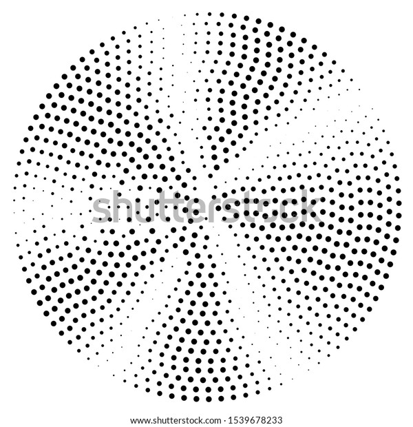 Abstract dotted vector background. Halftone\
effect. Black dotted\
background