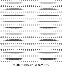 Abstract dotted vector background. Monochrome seamless  pattern 