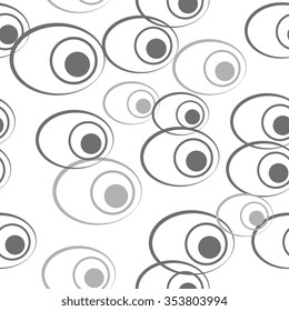 Abstract dotted vector background. Monochrome seamless  pattern 