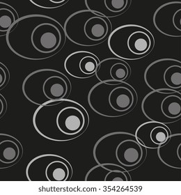 Abstract dotted vector background. Monochrome seamless  pattern 