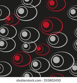 Abstract dotted vector background. Monochrome seamless  pattern 