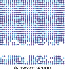 Abstract dotted vector background pattern