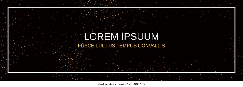 Abstract dotted vector banner template