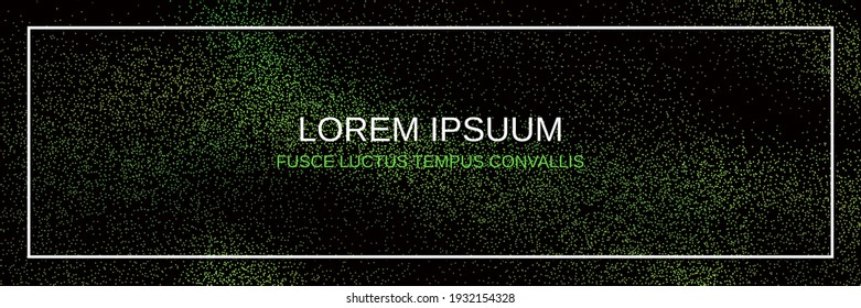 Abstract dotted vector banner template
