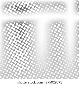 Abstract dotted vector halftone effect background