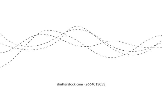 abstract dotted vector wave background	