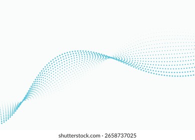 abstract dotted wave background. eps10