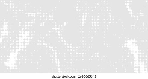 Onda pontilhada abstrata por quadrados azuis. Padrão gráfico de vetor amplo	
