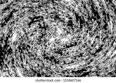 Abstract Dotted wave halftone background Vector design. Vector monochrome pattern