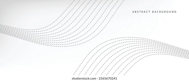 Abstract Dotted Wave Vector Background