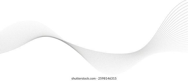abstract dotted wavy background. eps10