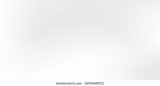 Abstract dotted white background with gradient color and artistic modern