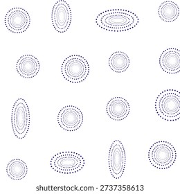 Abstract dottie circle vector seamless pattern suitable for fabric,textile,and home decore