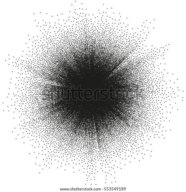 Abstract dotwork engraving stippling background.\
EPS 10 vector file\
included