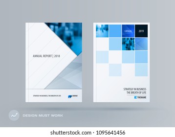 Abstract double-page brochure material design style with colourful layers for branding. Business vector presentation broadside.