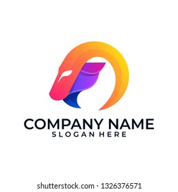 Abstract Dragon Color Full Designs illustration vector template. Suitable for Creative Industry, Multimedia, entertainment, Educations, Shop, and any related business