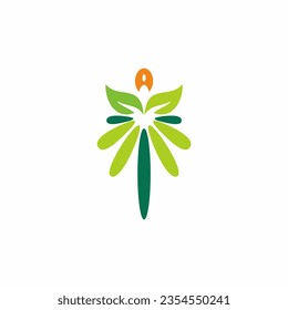 Abstract dragonfly ecology logo vector image