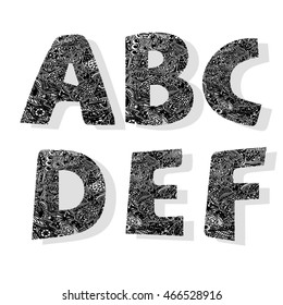 Abstract draw font object