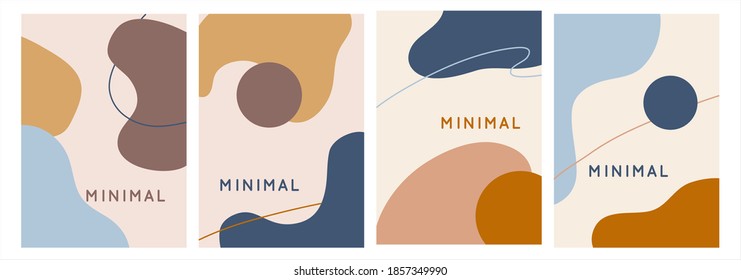 Abstract draw minimal tone. minimal circle and smooth shape. art tone in background. design by esp10. 
