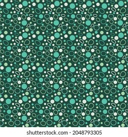 Abstract drawing with circles.Seamless vector pattern.