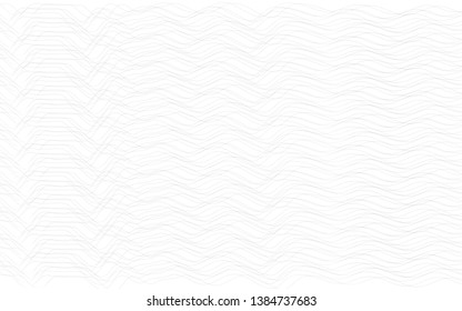 Abstract drawing dark black wave lines on white background