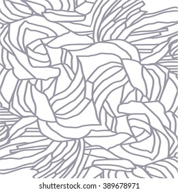 Abstract drawing grey on white