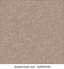 abstract drawing on a chocolate background