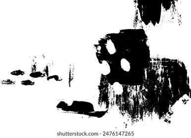 Abstract drawn background. Basis graphics black and white