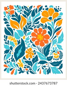 Abstract drawn vector graphics, drawn folk illustration flower groovy Y2K set. Vector posters in trendy retro psychedelic 2000s style. Aesthetic hippie. Girly cute design.