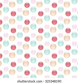 Abstract dreamy bubble pattern, white background