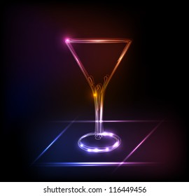 abstract drink, easy editable