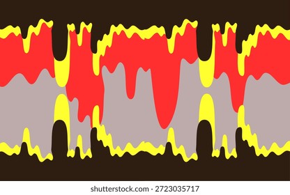 Abstract dripping liquid texture with layered colors. Artistic illustration representing melting paint, fluid motion, and creative abstract background.
