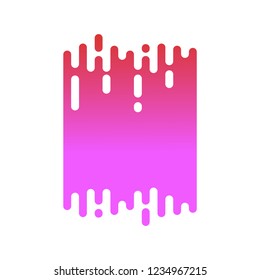 Abstract dripping modern graphic
