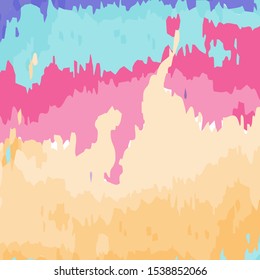 Abstract Dripping Watercolor Textural Background