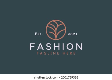 Abstract Dry Branch for Fashion Logo