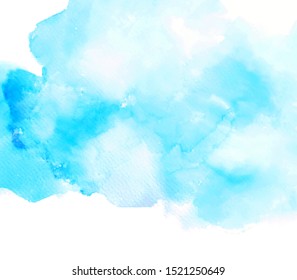 Abstract dry brush blue cold color hand drawn paper texture vector wallpaper, card, background, print, grunge poster, art design, graphic