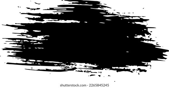 Abstract Dry Brush Grunge Banner