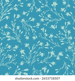 Flor sólida del bosquejo del dual-color abstracto con las hojas, diseño por todo el Vector con la Imagen digital sólida de la ilustración del fondo para la fábrica textil de la impresión
