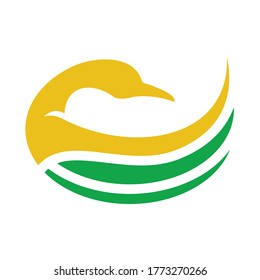 Abstract Duck Logo Design Template