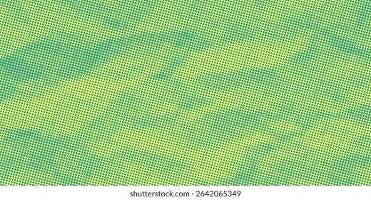 Abstract Duotone Halftone Dotted Retro Paper Print Texture Vector Illustration
