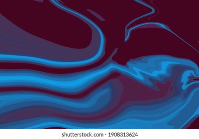 Resumen de fondo de textura de mármol líquido de duotona. Diseño de fondo de escritorio moderno Agate Marbling con movimientos de mármol de estilo lujoso natural