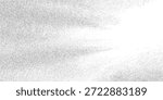 Abstract dust particle effect, scattered sand speckle pattern with copy space. Retro photocopy noise surface, vector illustration