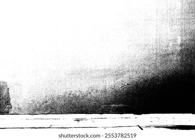 Abstract dust particle and dust grain texture on white background, dirt overlay or screen effect use for grunge background vintage style.