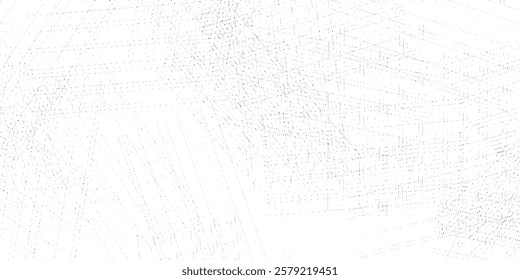 Abstract dust particle and dust grain texture on white background, dirt overlay or screen effect use for grunge Rubbed aged texture with a halftone raster pattern. Monochrome noise of dust or dirt, 