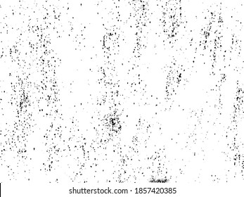 Abstract Dusty Splat Art. Vintage Aged Rubber Texture. Black Vector Banner Pattern. Dry Grainy Brush Print. Overlay Brushed Plaster Template. Grunge Surface.