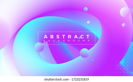 abstract dynamic 3d flow effect background. vector design template for banner, advertising, poster, cover.