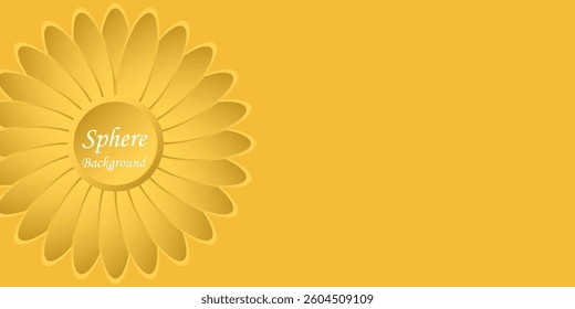 Abstract Dynamic 3D Spheres Yellow Bubble Background Presentation Vector Template. geometric art sport style.