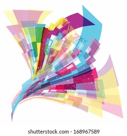 Abstract dynamic background