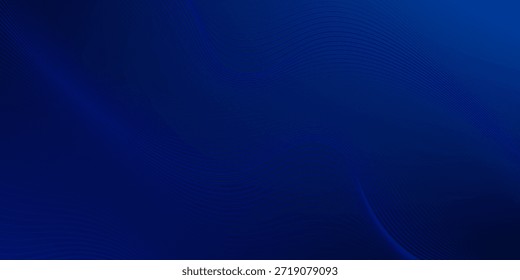 Fundo dinâmico abstrato com curvas de gradiente azul brilhante desfocadas.eps10